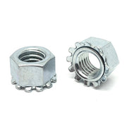#8-32 Steel K Lock Nuts Zinc Clear