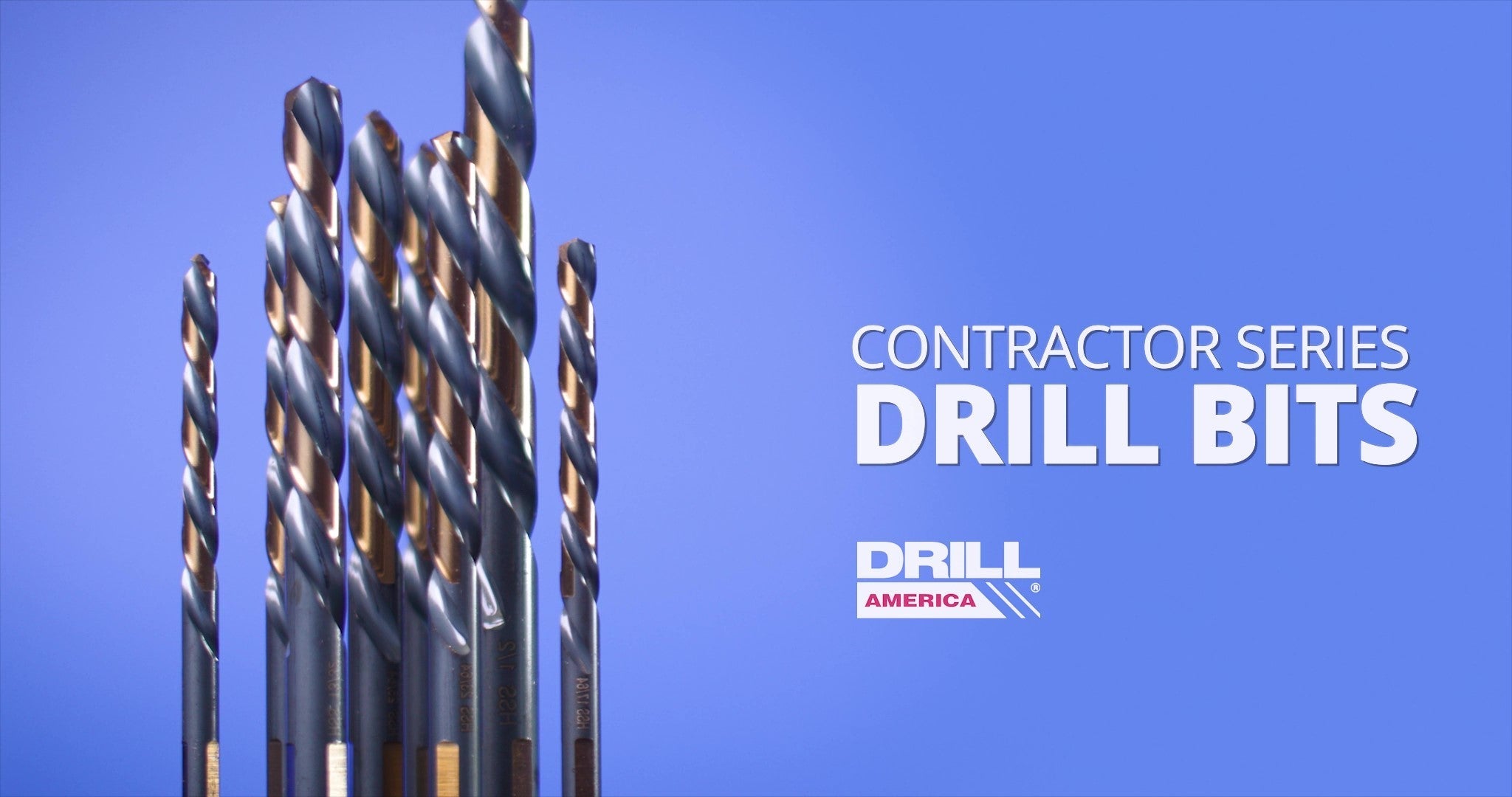 1/16" HSS Black & Gold Split Point Drill Bit, Contractor Series