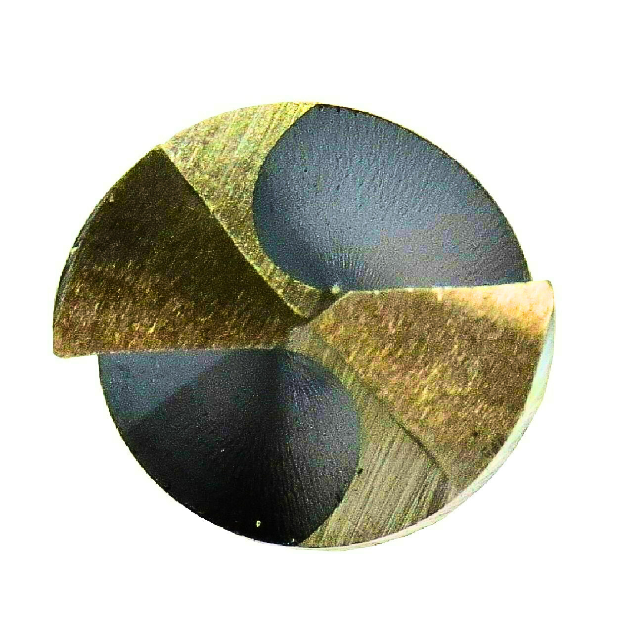 1-23/64" HSS Black & Gold Drill Bit with Reduced 1/2" 3-Flat Shank, Contractor Series