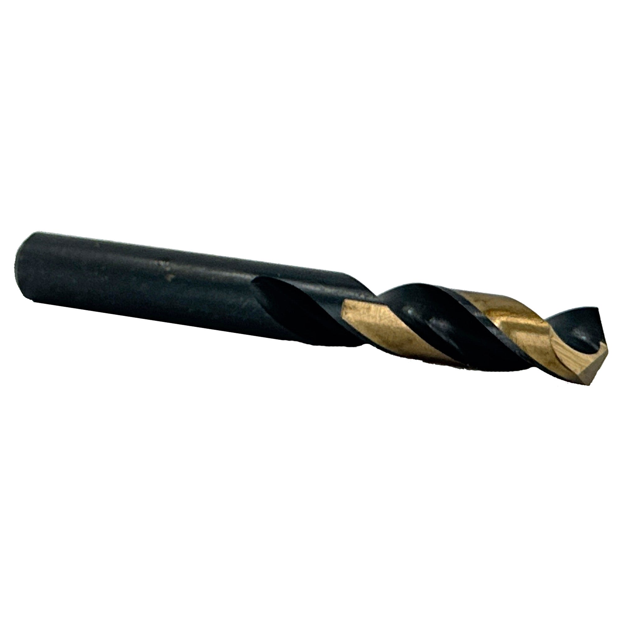 15/32" HSS Black & Gold Split Point Stub Drill Bit, Contractor Series