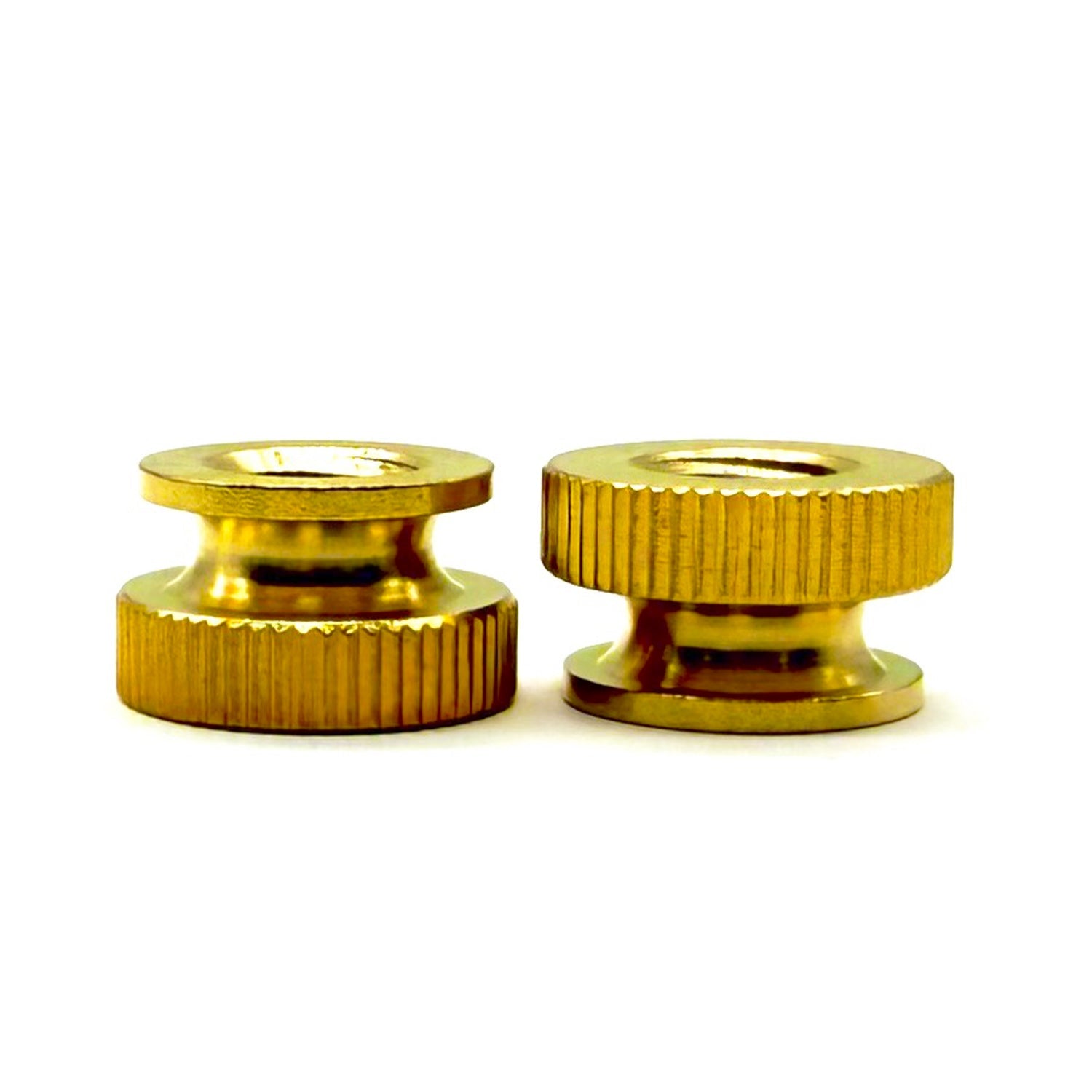 #4-40 Brass Knurled Thumb Nut