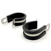 5/8" Stainless Steel Rubber Insulated Medium Duty Cable Clamp