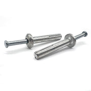 1/4"x1" Mushroom Head Hammer Drive Anchors Zinc Alloy w/ Zinc Plated Nails