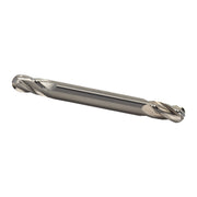 3/8" Carbide 4 Flute Double End Stub Ball End Mill