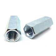 5/8"-18 X 2-1/8" Steel Coupling Nuts Zinc
