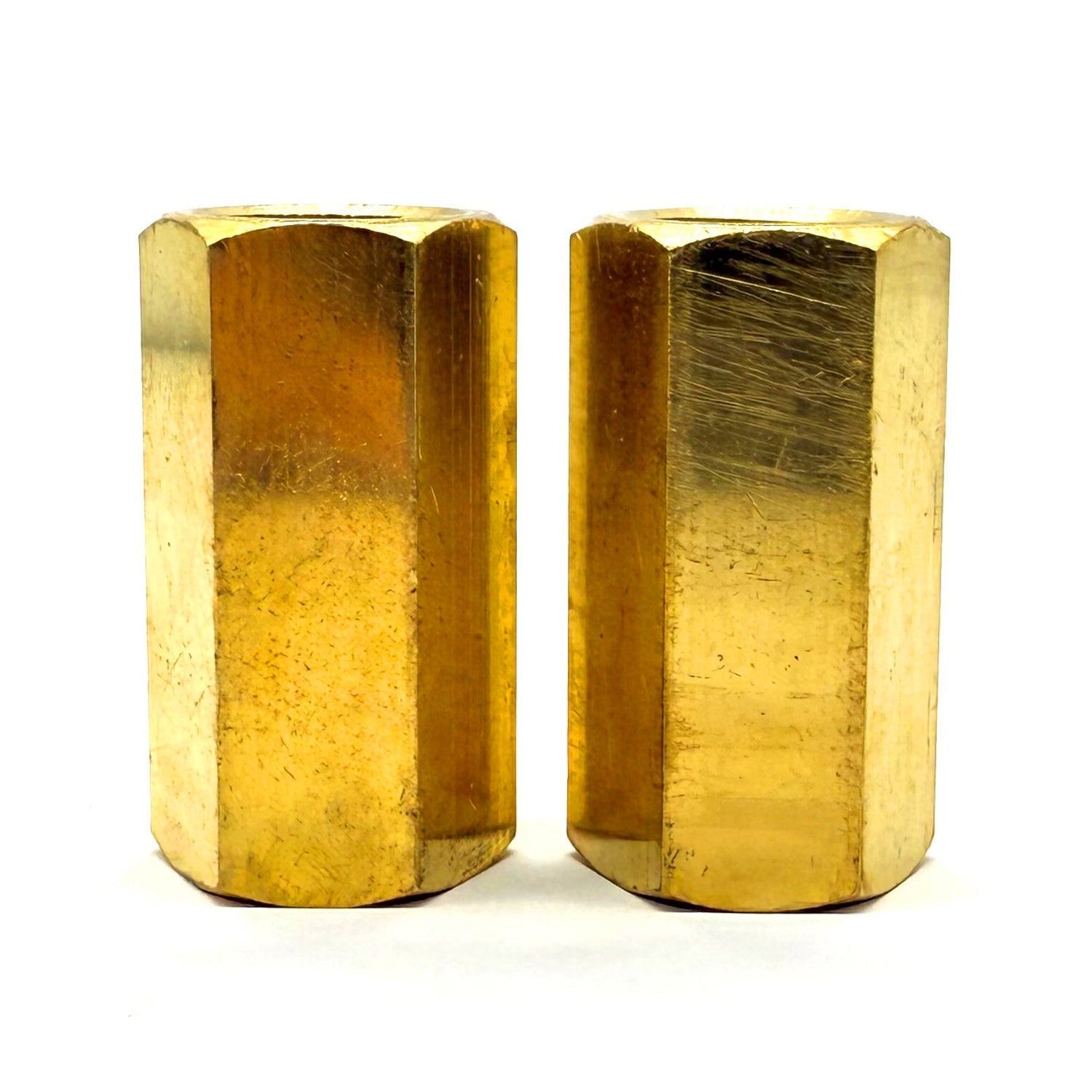 5/16"-18 X 1" Brass Coupling Nut