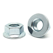 M4-0.7 Class 8 Hex Flange Nuts Zinc Clear