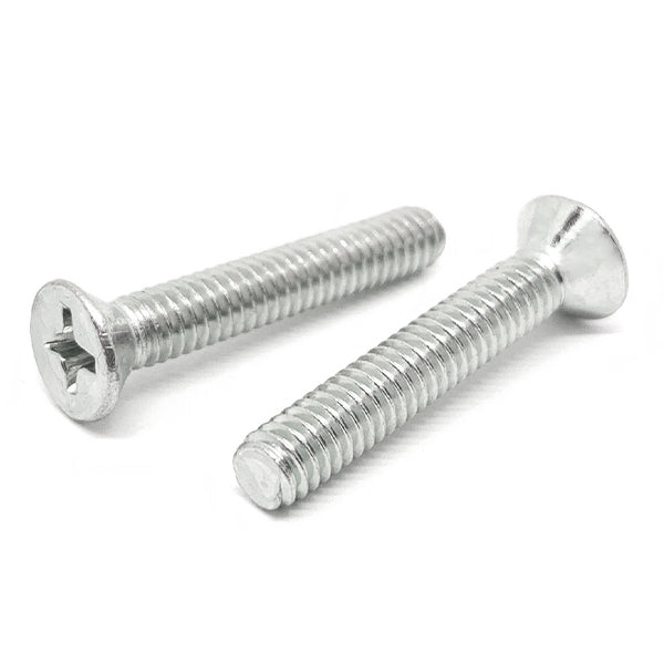 #8-32x3/8" 316 Stainless Steel Phillips Flat Head Machine Screws