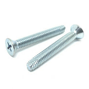 #6-32x3/8" Phillips Flat Head Type F Thread Cutting Screws Zinc