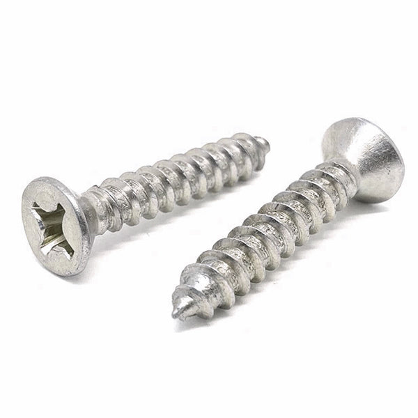 #6x3/4" Stainless Steel Phillips Flat Head Type A Self Tapping Screws