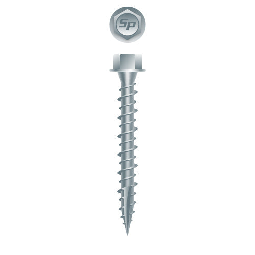 #10 Hi-Strong-Point Hex Washer Head 10-14 x 2, Hi-Low, Type '17', Strong-Shield
