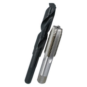 11/16"-16 UNS HSS Plug Tap and 5/8" HSS 1/2" Shank Drill Bit Kit