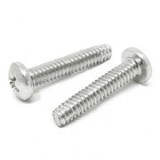 #8-32x3/4" 410 Stainless Steel Phillips Pan Head Type F Thread Cutting Screws