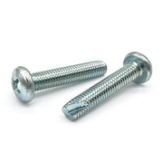 #10-32x1/2" Phillips Pan Head Type T Thread Cutting Screws Zinc Clear