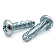 #8-32x5/8" Phillips Pan Head Thread Rolling Screws Zinc Clear