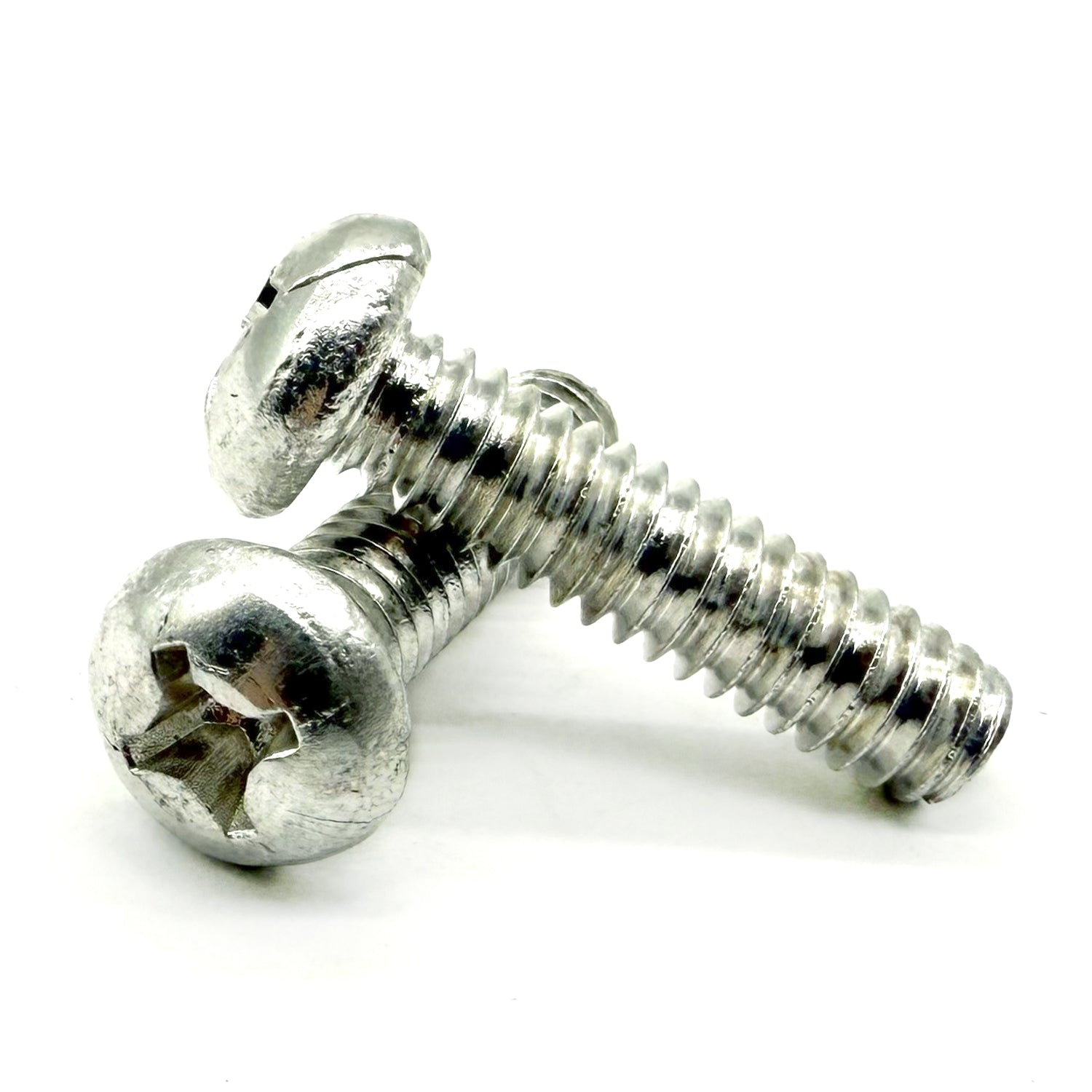 1/4"-20x1/2" Aluminum Phillips Round Head Machine Screw