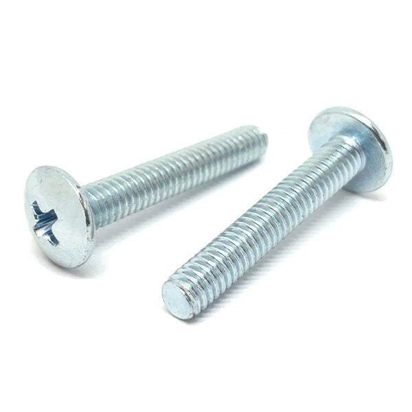 1/4"-20x3" Phillips Truss Head Machine Screws Zinc