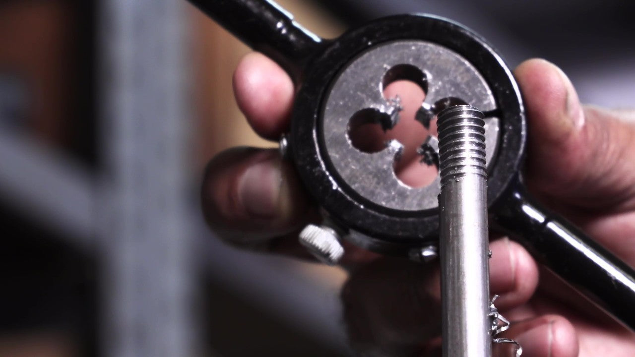 5/16"-18 UNC X 1-1/2" OD HSS Left Round Adjustable Die