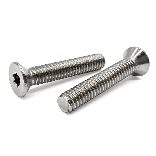 #10-32x3/8" 18-8 Stainless Steel Star Drive Flat Head Machine Screws
