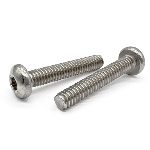 1/4-20x1/2" 18-8 Stainless Steel Star Drive Pan Head Machine Screws