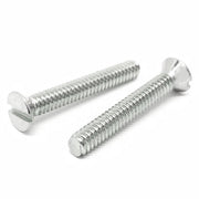 #8-32x3" Stainless Steel Slotted Flat Head Machine Screws Steel