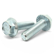 M6-1.0x25 Class 8.8 Hex Serrated Flange Bolts Zinc Clear