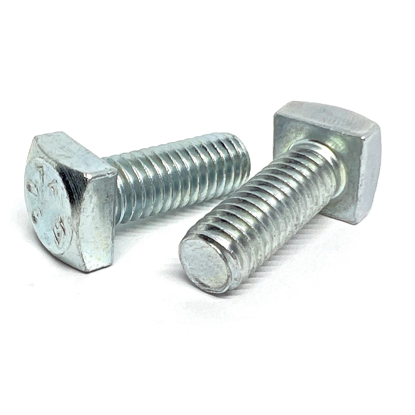 1/2"-13x1-3/4" Square Head Bolts Grade A307 Zinc Clear