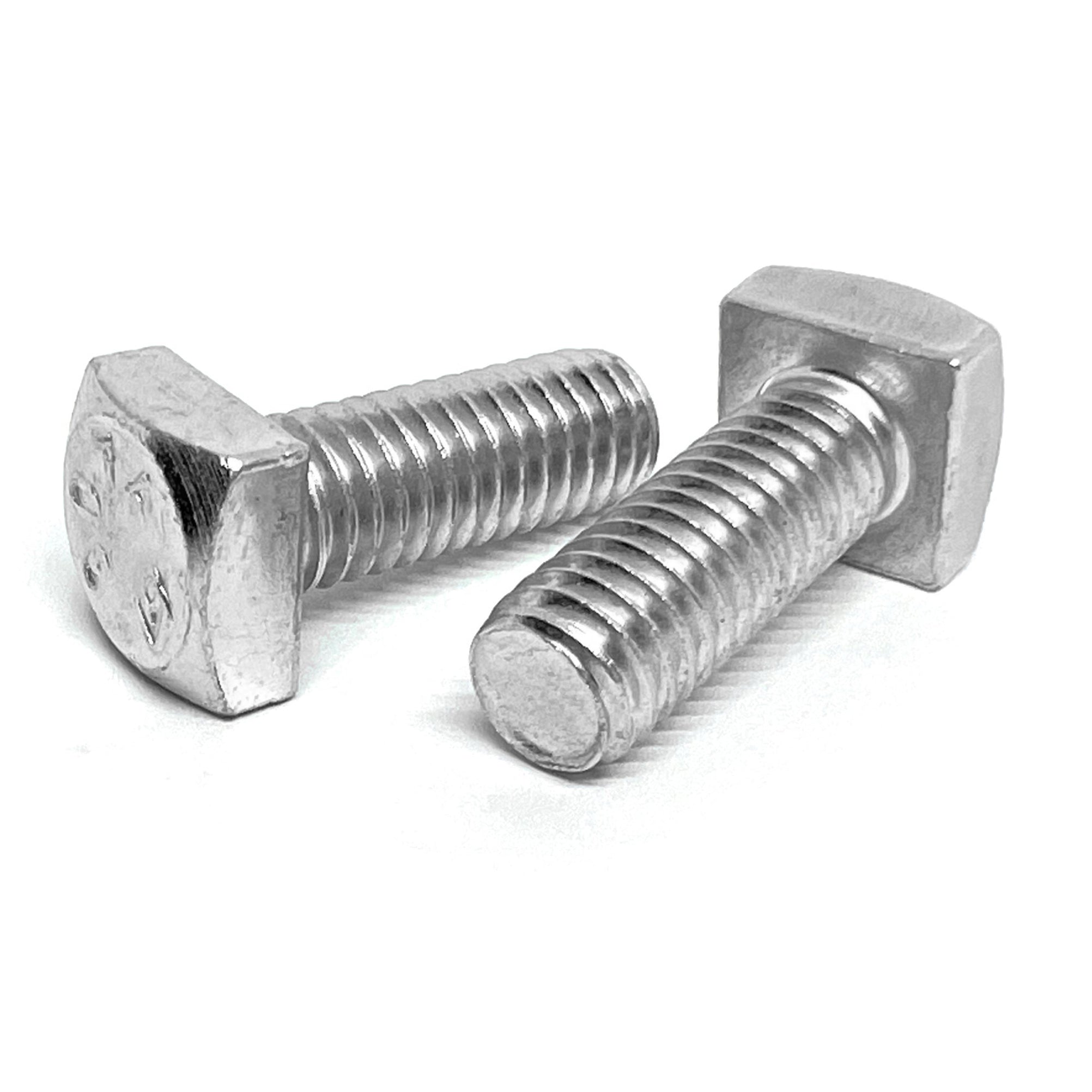 5/16"-18x1-1/4" Square Head Bolts Grade A307 Hot Dip Galvanized