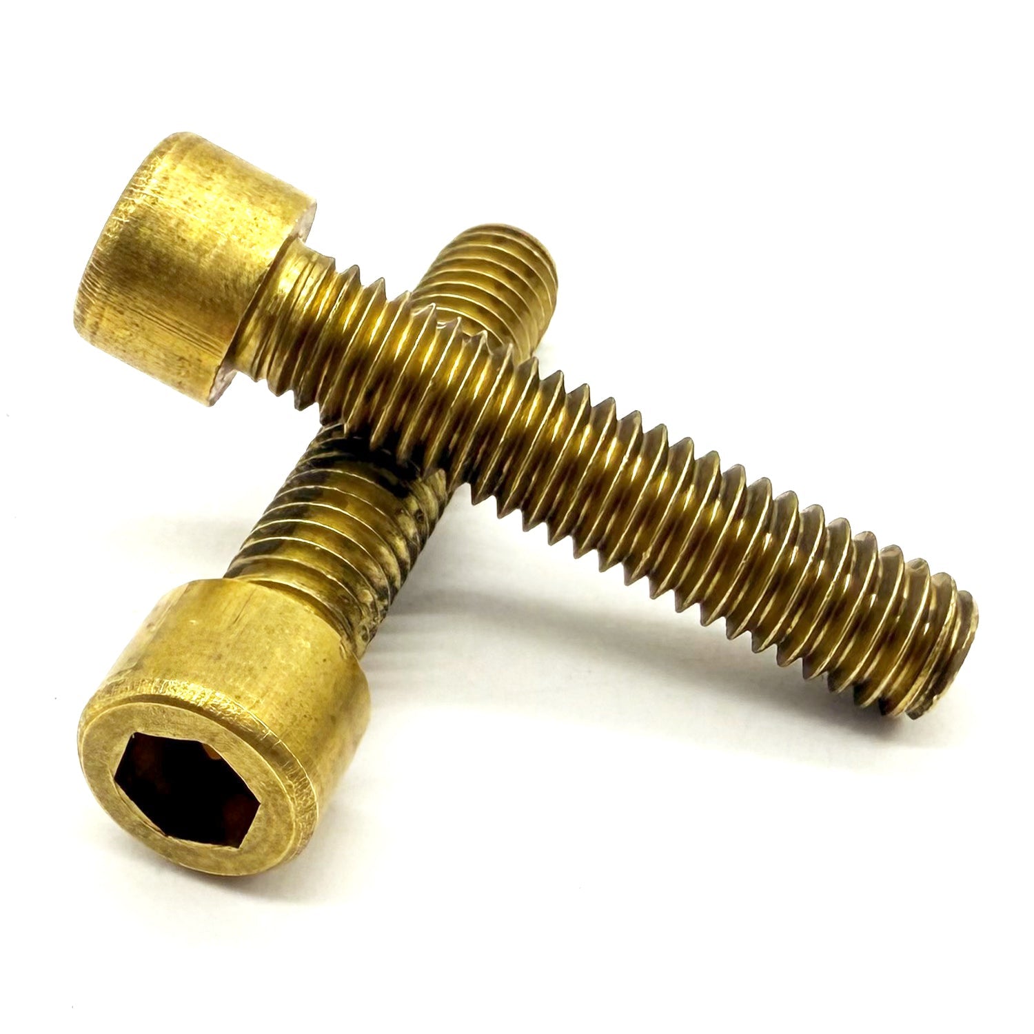 #10-24x1/2" Brass Socket Head Cap Screw