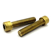 #10-24x1-1/2" Brass Socket Head Cap Screw
