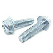 #10-24x1/2"   Slotted Hex Washer Head Type F Thread Cutting Screws Zinc