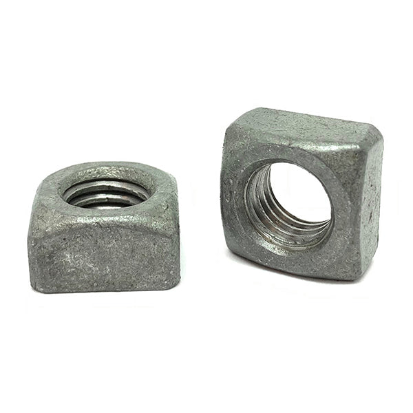 5/16"-18 Steel Square Nuts Galvanized