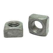 1"-8 Steel Square Nuts Galvanized
