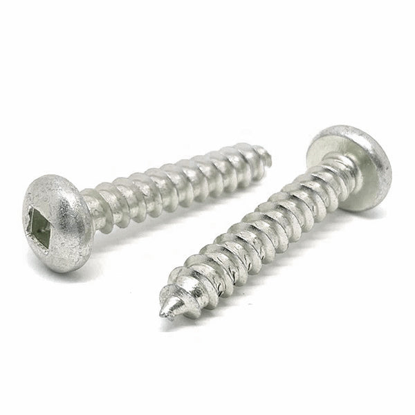 #8x1/2" Stainless Steel Square Pan Head Type A Self Tapping Screws