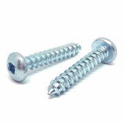 #10x2" Square Pan Head Type AB Self Tapping Sheet Metal Screws Zinc