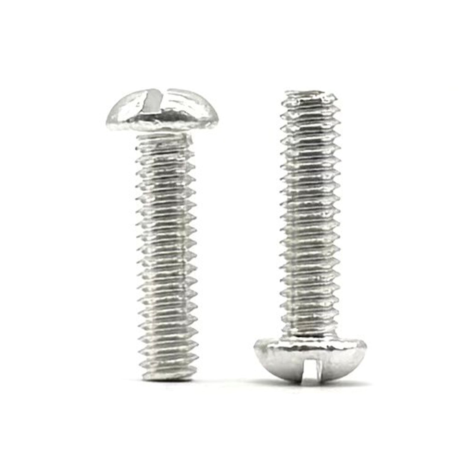 #8-32x1/4" Aluminum Slotted Round Head Machine Screw