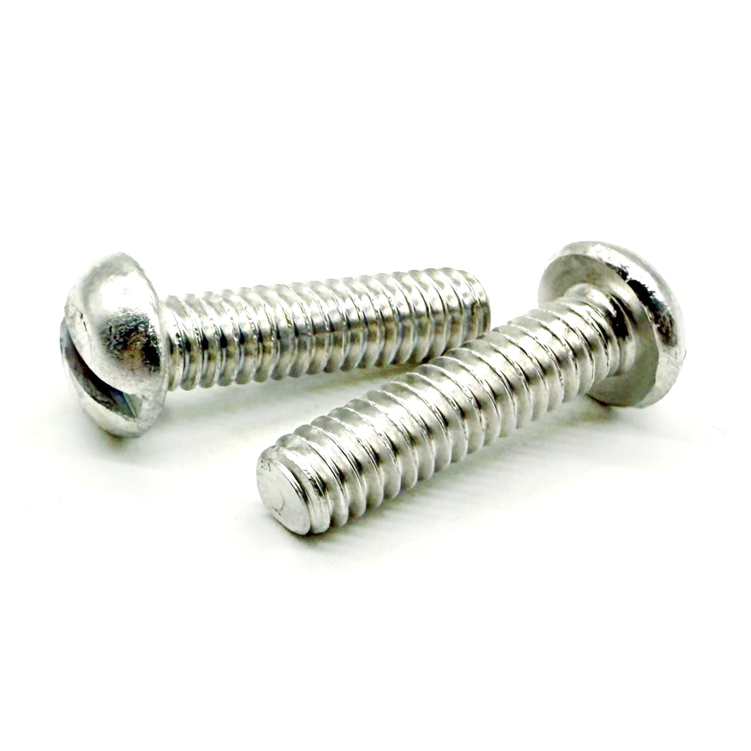 1/4"-20x3/4" Aluminum Slotted Round Head Machine Screw