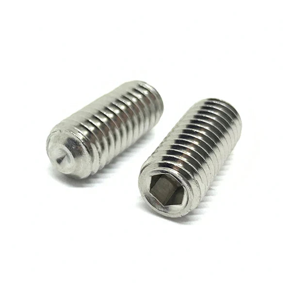 M5-0.8x12 Stainless Steel A2 Cup Point Allen Socket Set Screws