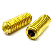 #10-32x3/4" Brass Cup Point Socket Set Screws