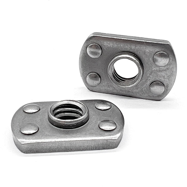 M10-1.5 4 Prong Spot Weld Nuts