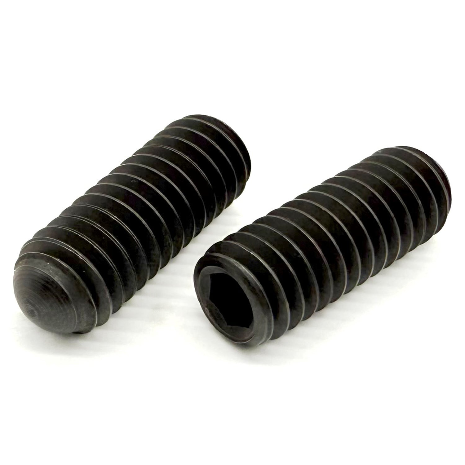1/4"-20x1 3/4" Alloy Oval Point Allen Socket Set Screw Black Oxide