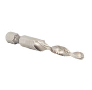 m8 X 1.25 Combined Drill Tap and Countersink with 1/4" Quick Change Hex Shank