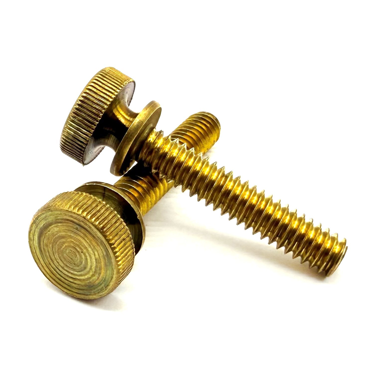 1/4"-20x2" Brass Thumb Screw