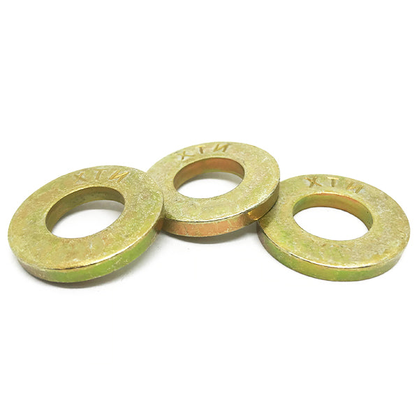 5/16" USS Grade 8 Extra Thick Flat Washers Zinc Yellow