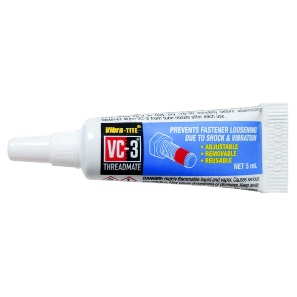 Vibra-Tite VC-3 Threadmate, Reusable Threadlocker, 5ml Metal Tube