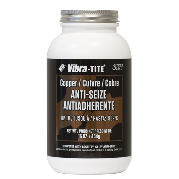 Vibra-Tite 9071, Copper Anti-Seize, 16oz Brush can