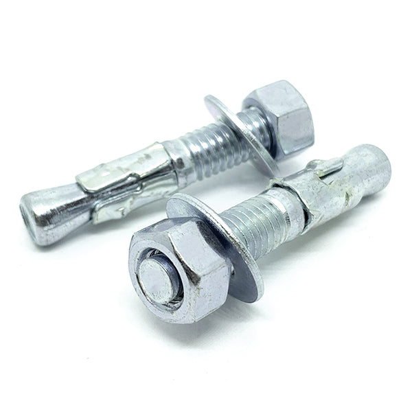 1-8x12" Wedge Anchor w/ Nut & Washer Zinc Clear Steel