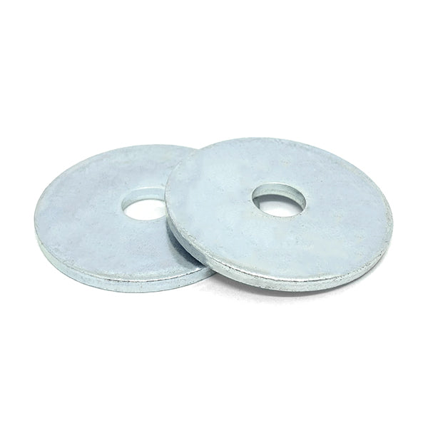 1/4"x1-1/4 Low Carbon 1/8" Extra Thick Fender Washers Zinc