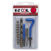 9/16"-18 Stainless Steel Threaded Coil Insert Standard Repair Kit with Inserts, Drill Bit, Tap, Install Tool, and Tang Remover