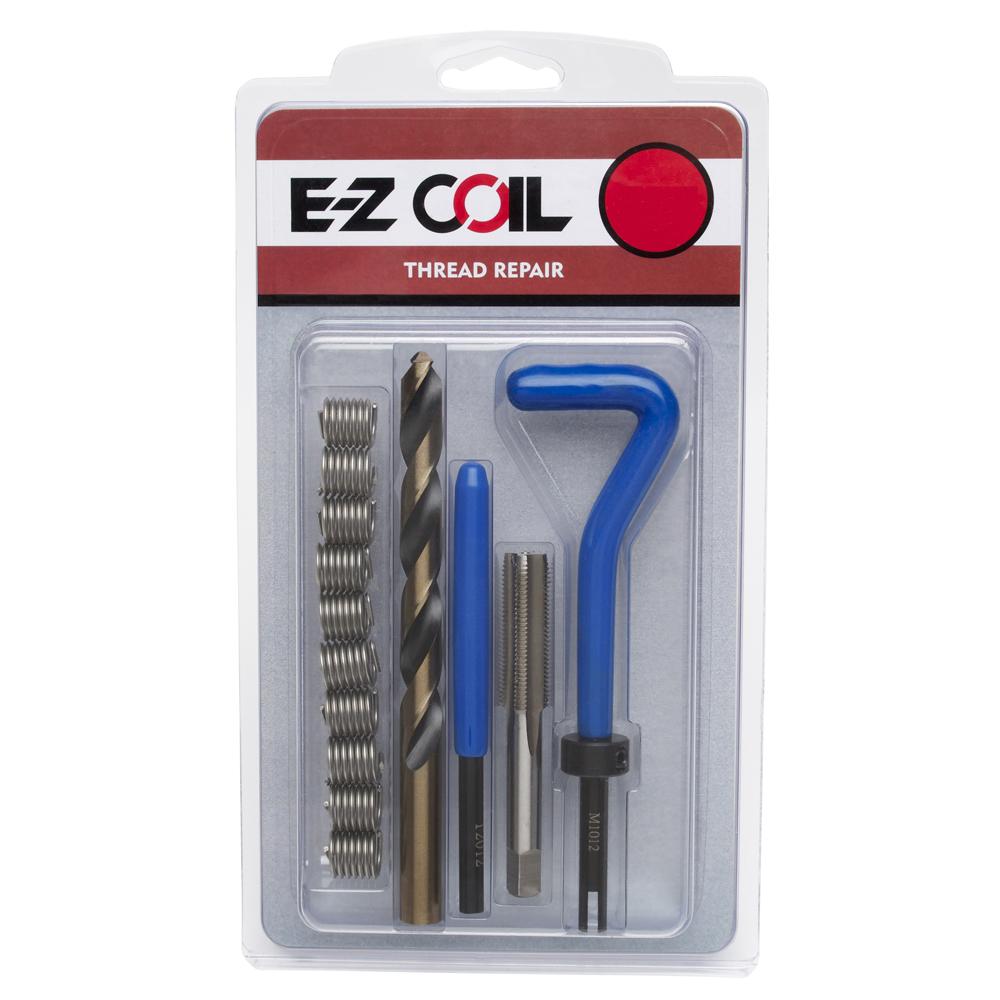 1/4"-28 Stainless Steel Threaded Coil Insert Standard Repair Kit with Inserts, Drill Bit, Tap, Install Tool, and Tang Remover